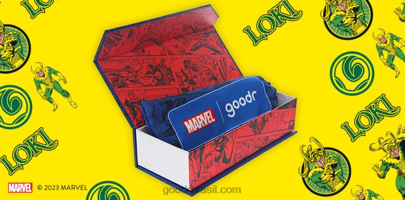 Goodr 480JP44 criadores de travessuras da Marvel Comics